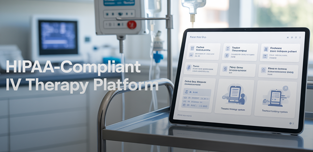HIPAA-Compliant IV Therapy Platform
